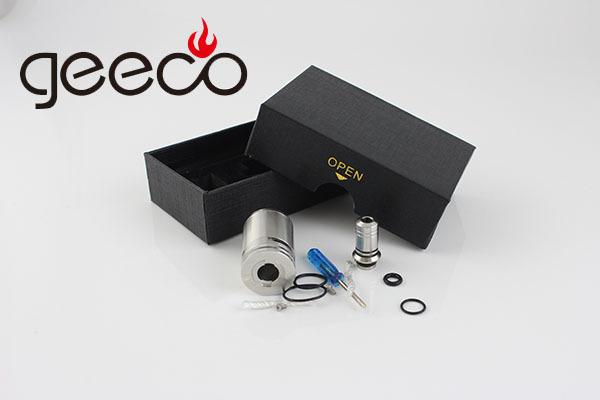 In Stock gecco 2015 New Coming Rebuildable Immortalizer RDA 1:1 Clone Immortalizer Atomizer