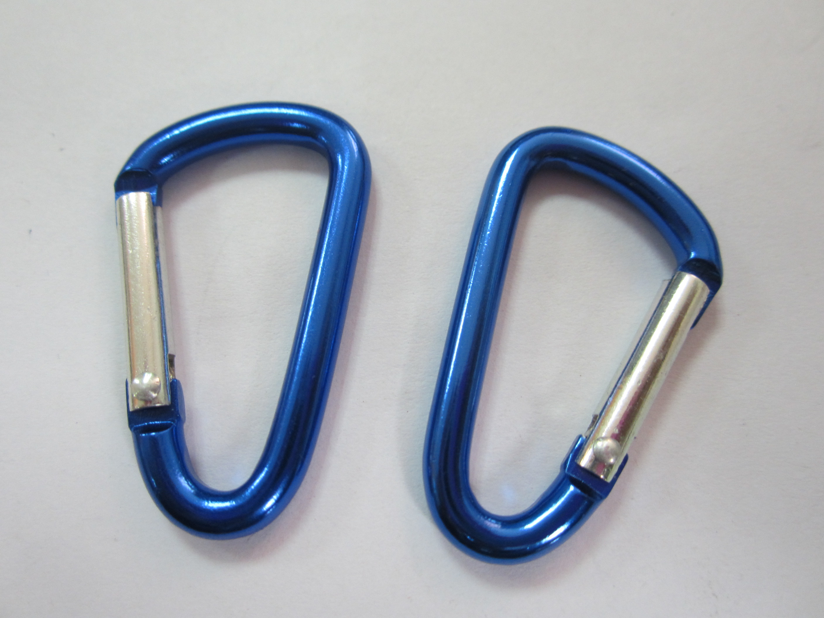 mini carabiner D shape, climbing carabiner keychain, swivel carabiner hook