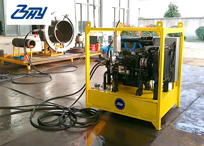 DN600 Pipe Beveling machine , Pipe Cutter, Hydraulic driven, Star Wheel System