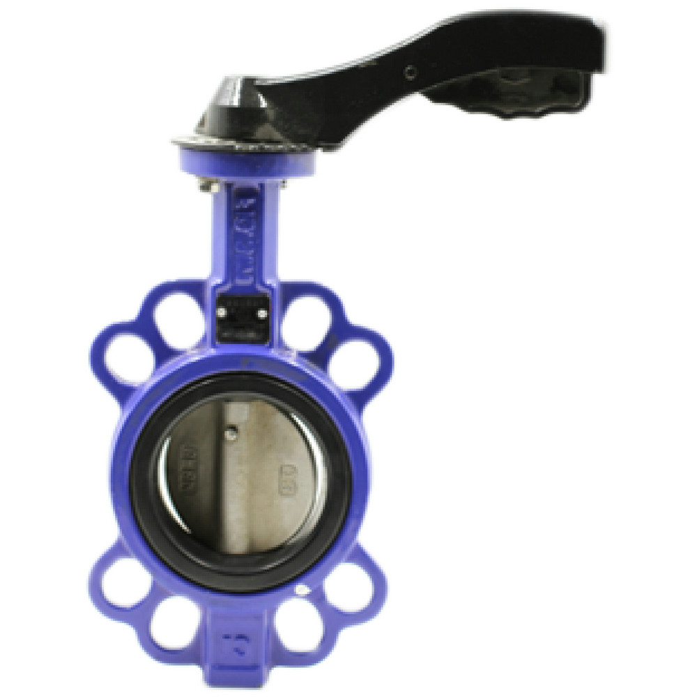 Dn150 Dn50 Dn250 Dn200 10 Inch Soft Seat Pneumatic Actuated Ductile Cast Iron Air Motorized wafer Butterfly Valves