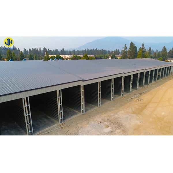 Painted Light Structural Construction Materials Prefab Metal Steel Buildings