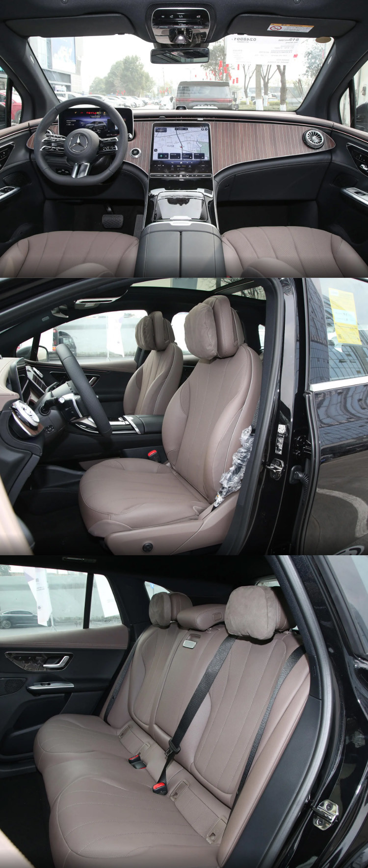 Mercedes EQE 500 Pure Electric SUV with Autopilot and Integral Body Design