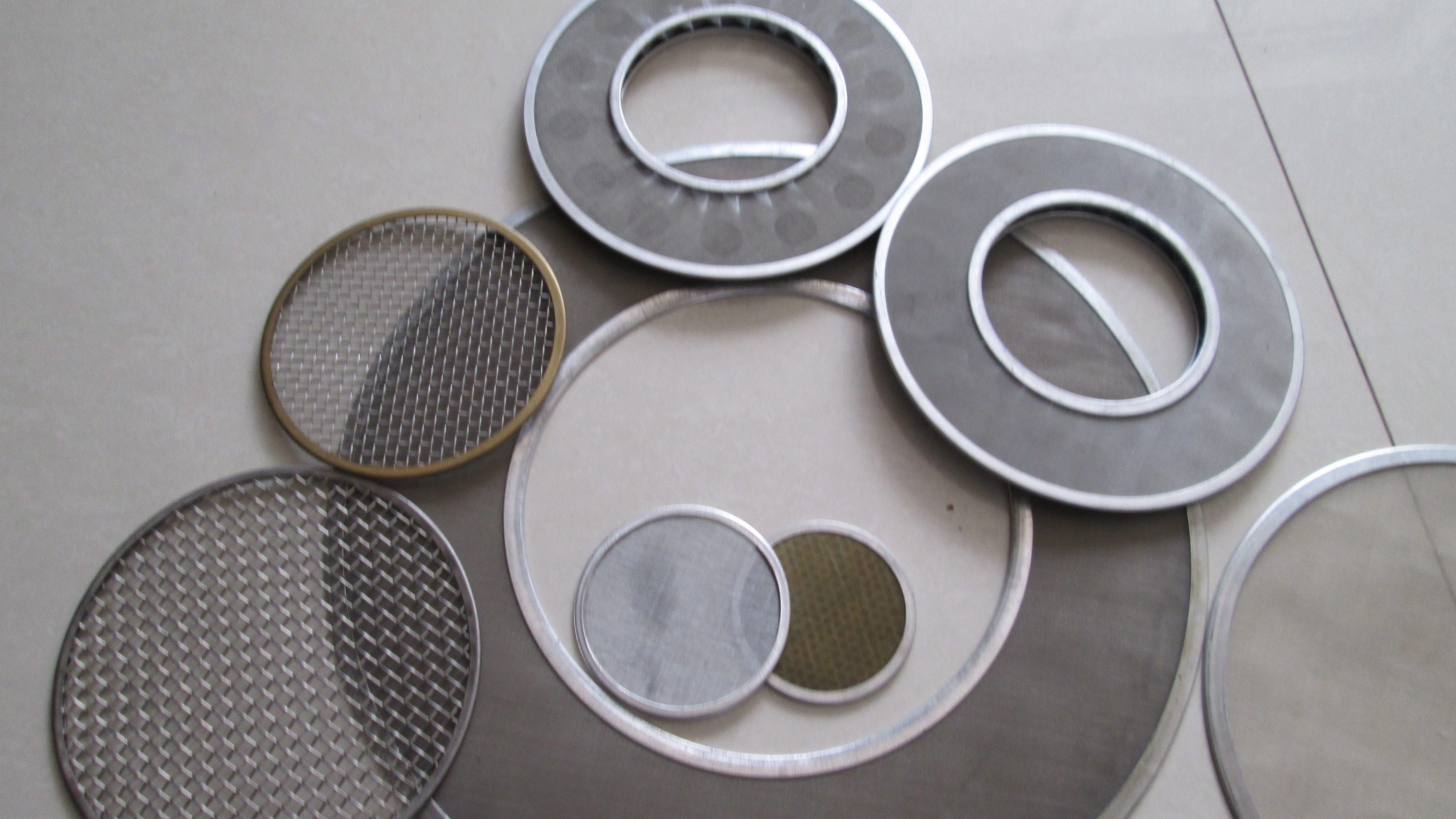 201 Stainless Steel Filter Discs Screen Diameter 152mm 250mm