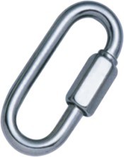Quick Link Steel Snap Hook With Screw Oval Shape Quick Release Clips