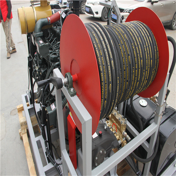 High Pressure Water Jet Pipe Cleaning Large Diesel Driven 180x150x100cm