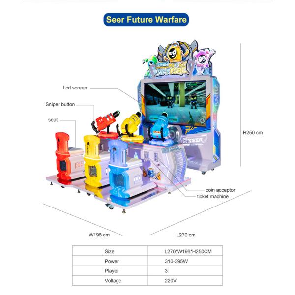Amusement Park Ball Arcade Machines Carnival Monster Realms Tv Gun Game