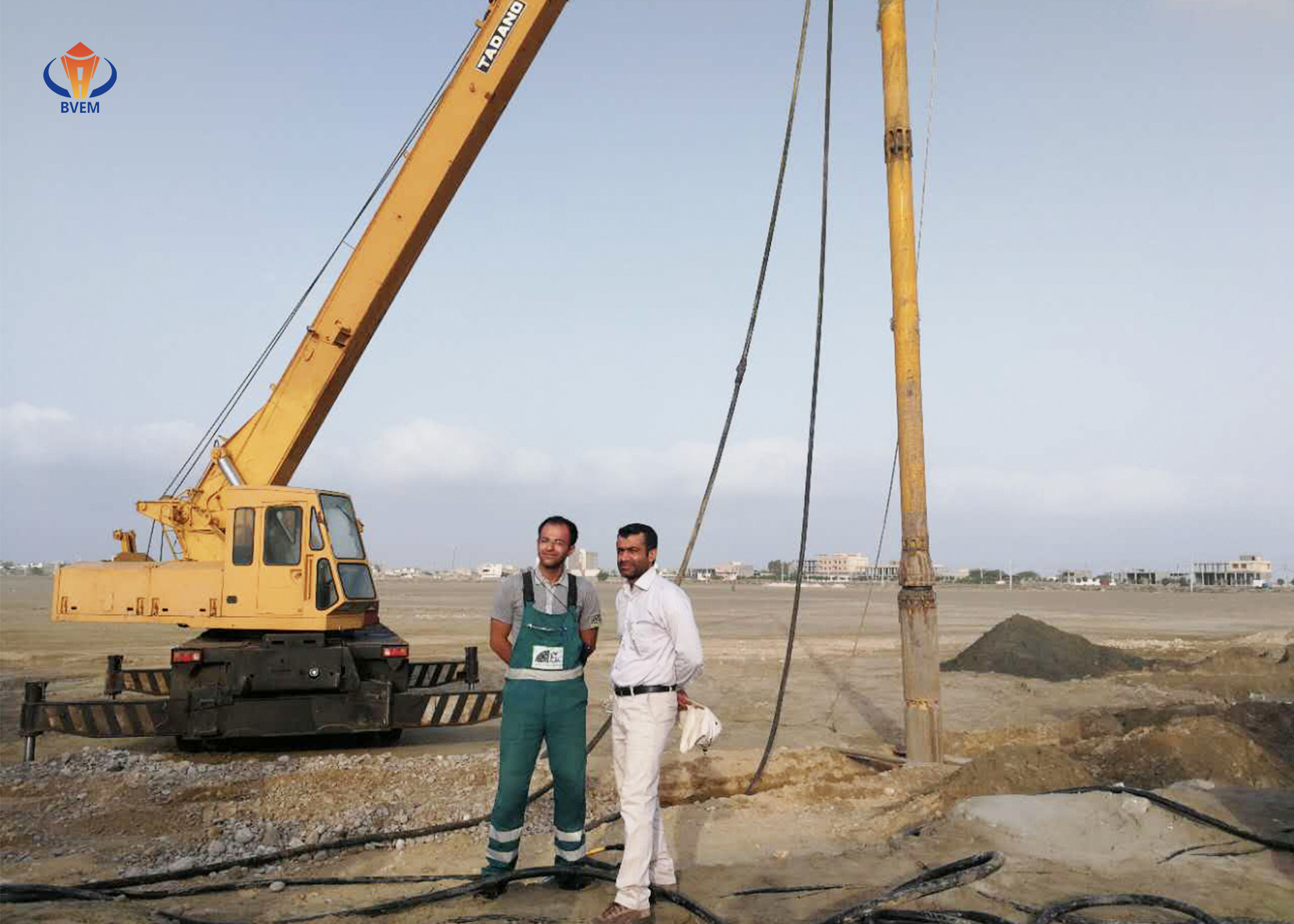 Experienced Vibro Piling Contractors Vibroflot Drive Pile Machine BJV260E-450