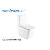 Buy cheap Hotel / Home Bathroom Washdown Two Piece Toilet Close Coupled Ceramic Material from wholesalers