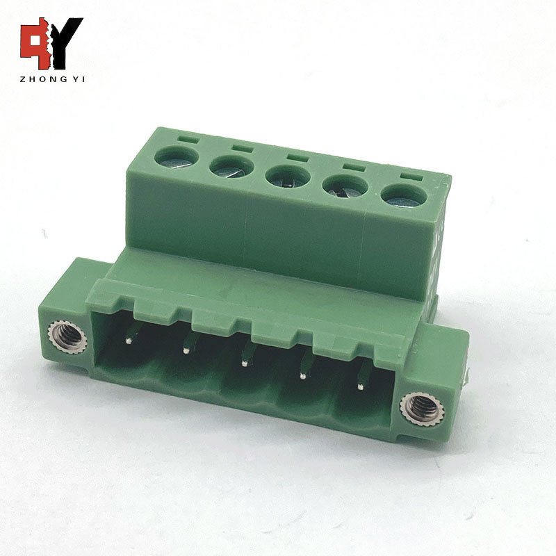Pcb Wire To Panel Terminal Block Connector Male Female Type