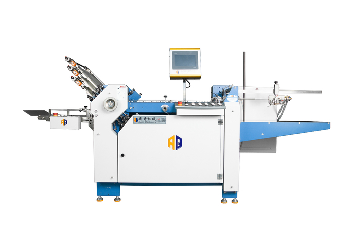 Automatic Paper Folding Machine Width 480mm Industrial Leaflet Folder 380V