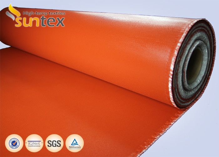 Silicone Coated Fiberglass Fabric Flexible Thermal Fireproof Material flexible fireproof material