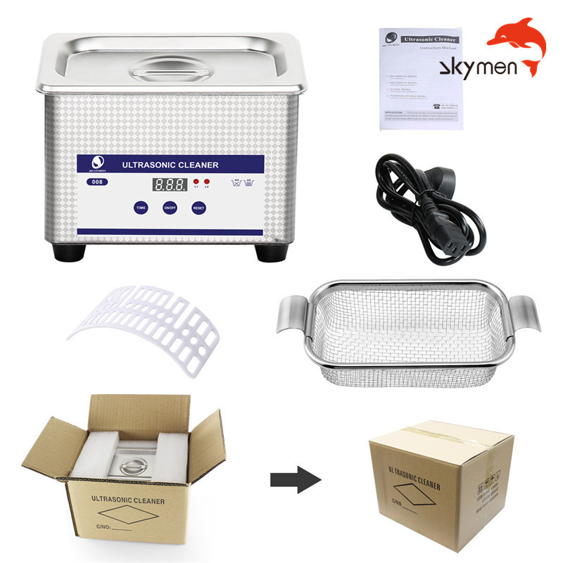 0.8L 35W Small Commercial Tabletop Digital Ultrasonic Cleaner printer head