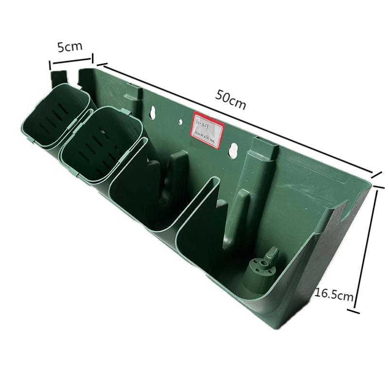 Hanging Plastic Flower Pots for Vertical Greening in Gardens 40 Pots per Square Meter
