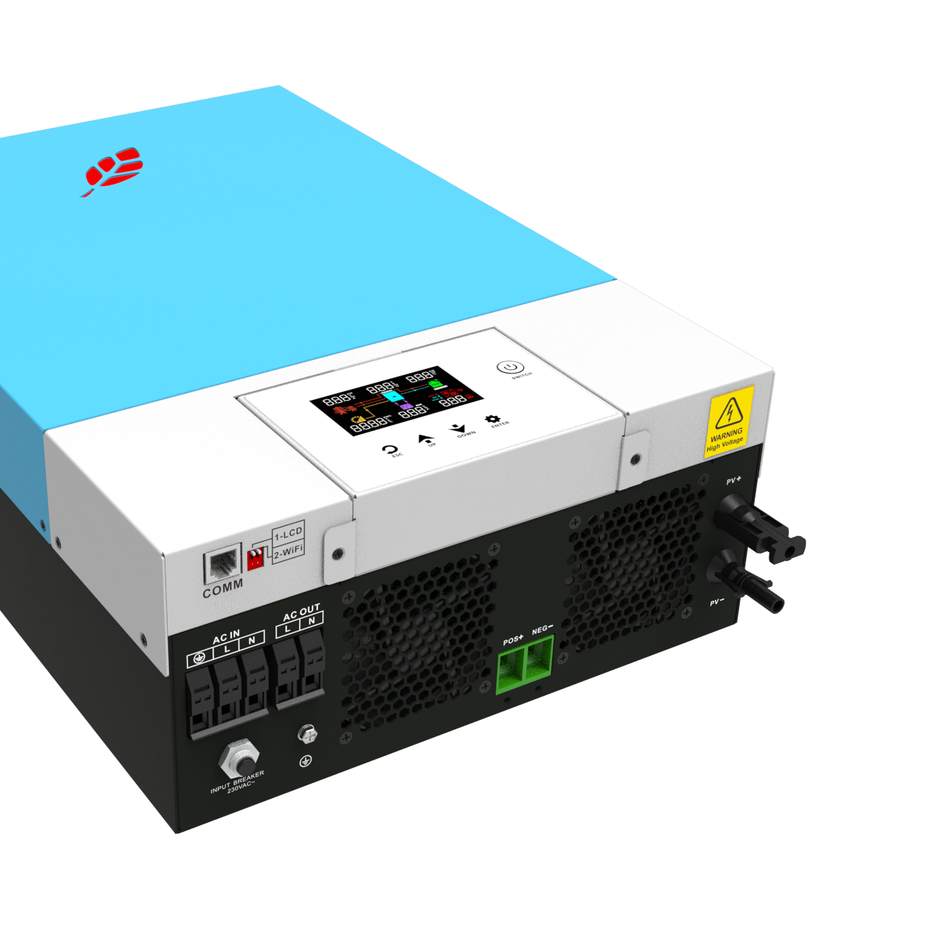 Solar Inverter 4200W 24v Pure Sine Wave Converter Protection Output Rating Input Origin Type solar inverter system