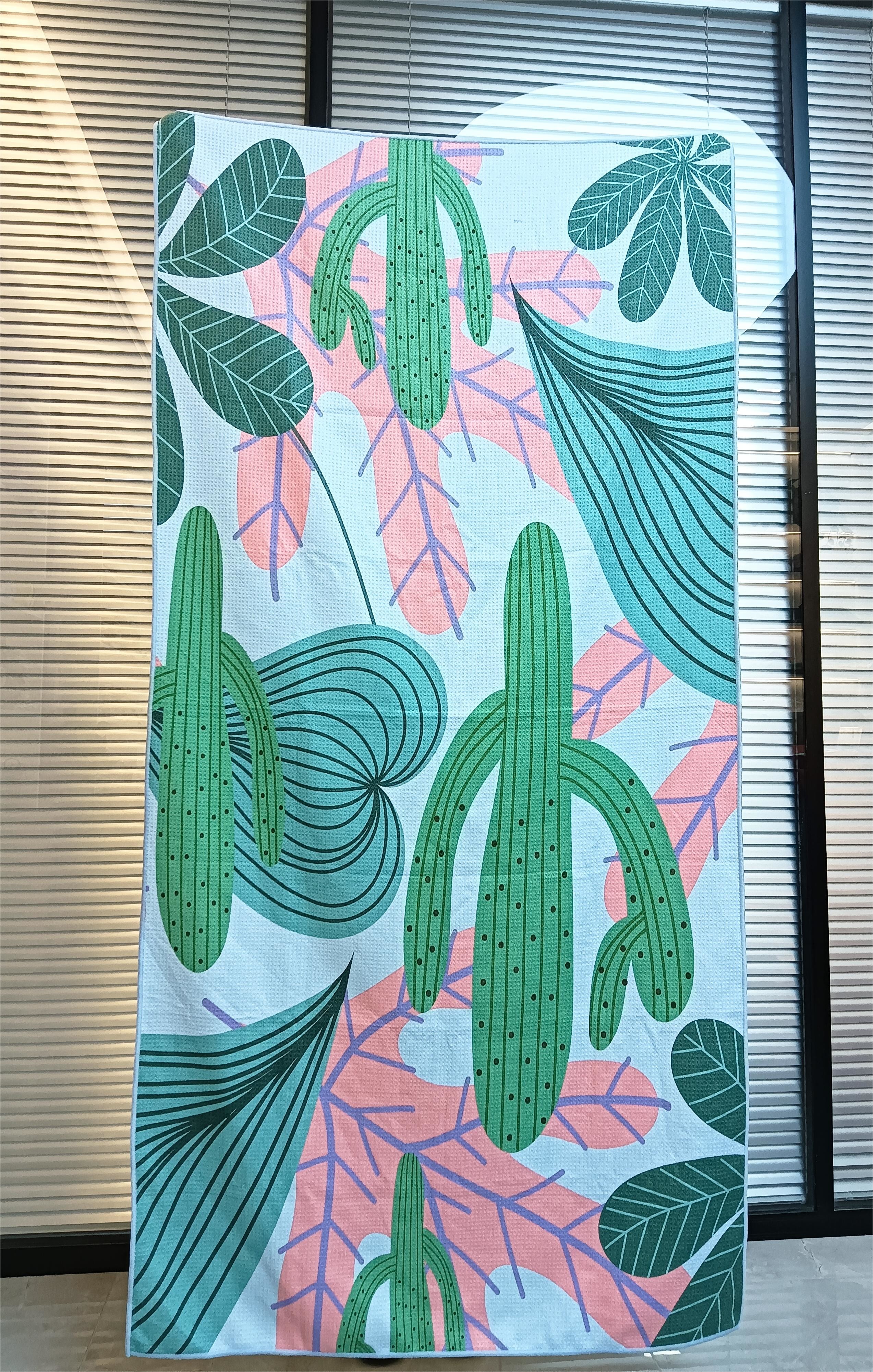 Custom Sublimation Printed Beach Towels Swim Quick Dry Towel With Mesh Beach Bag For Beach Towel Gift