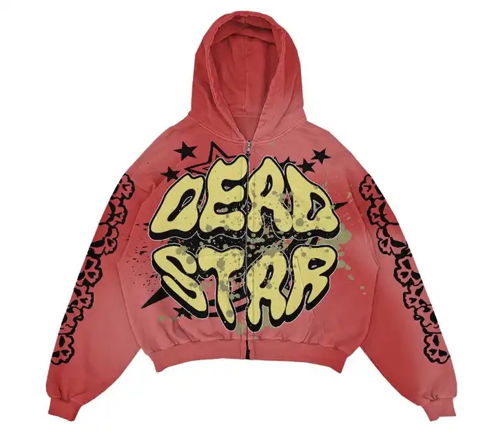 Custom Dtg Hoodie Printing Pattern 3D Printed Hoodie Crop Top Colorful Streetwear
