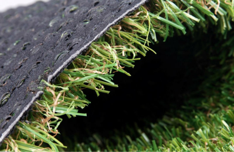 140 Stitches/M Hybrid Artificial Grass 25mm SBR Latex Adhensive Realistic Appearance For Pets And Gardens