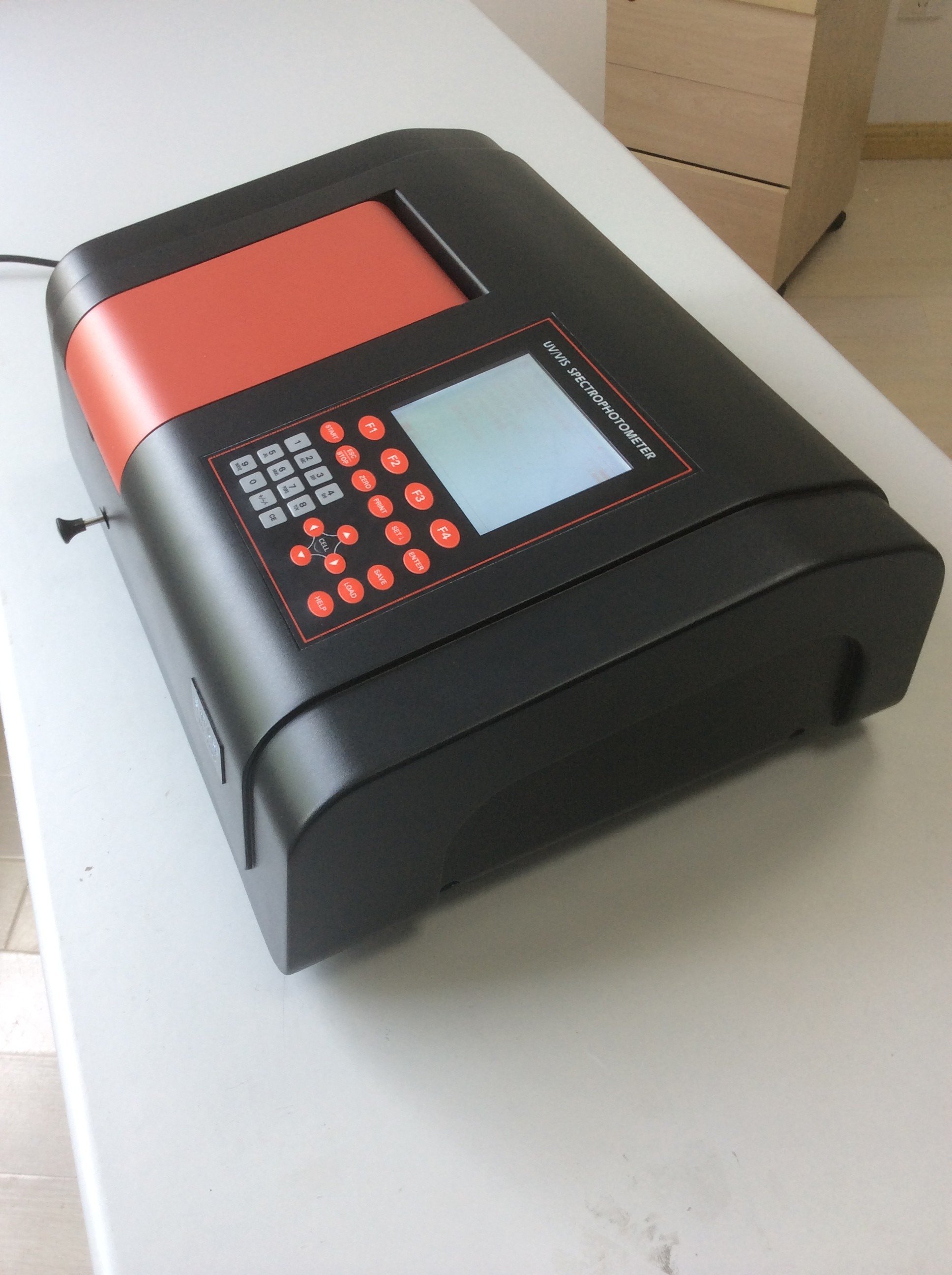 Lcd Vis Uv Spectrophotometer Single Chip Microcomputer Control 190-1100 Nm