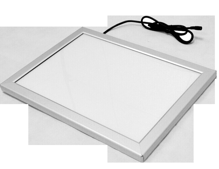 DC12V / 24V Snap Frame LED Light Box , Super Slim LED Menu Advertising Display Board
