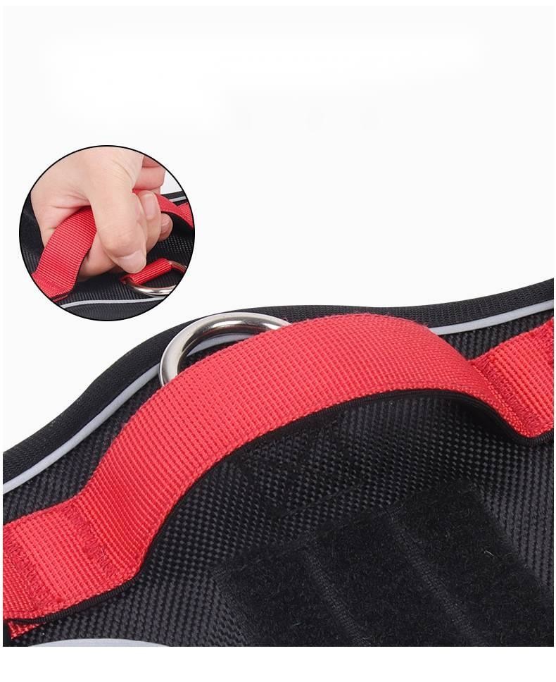 Reflective Dog Oxford Adjustable Straps Harness Vests For Safe Walking