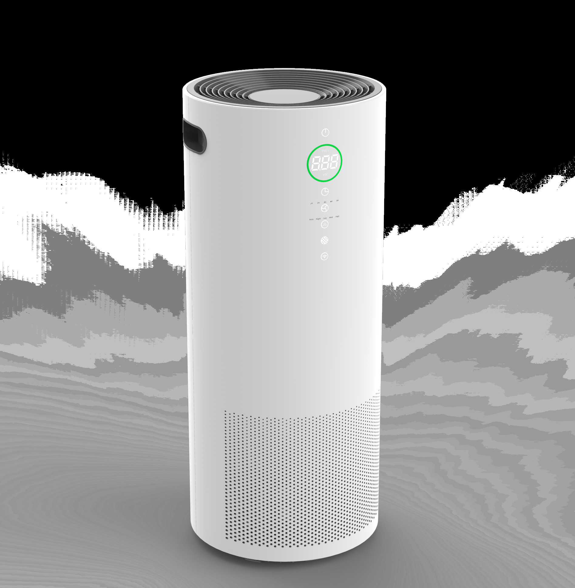 EPI607 CQC True Hepa Filter Air Purifier With Replacement Filter Intelligent Ionizer Function