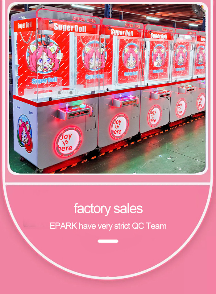 Super Doll Gift Game Vending Machine With Anti Theft System