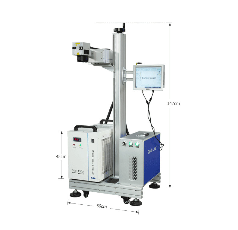 China high speed laser coding system 5W 10W UV laser marking machine manufacturer
