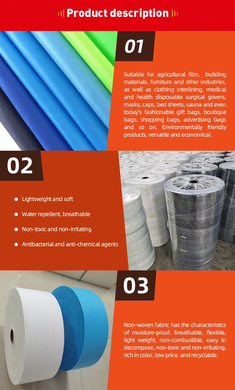 Packaging Fabric Nonwoven Mat Agricultural Non-woven Fabric Polyester Nonwoven Mat