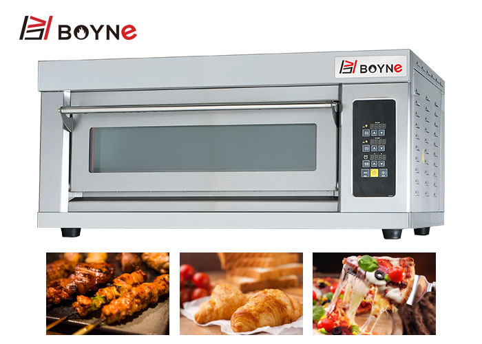 Electric One Layer Two Trays 380v Oven With Computer Comtrolled