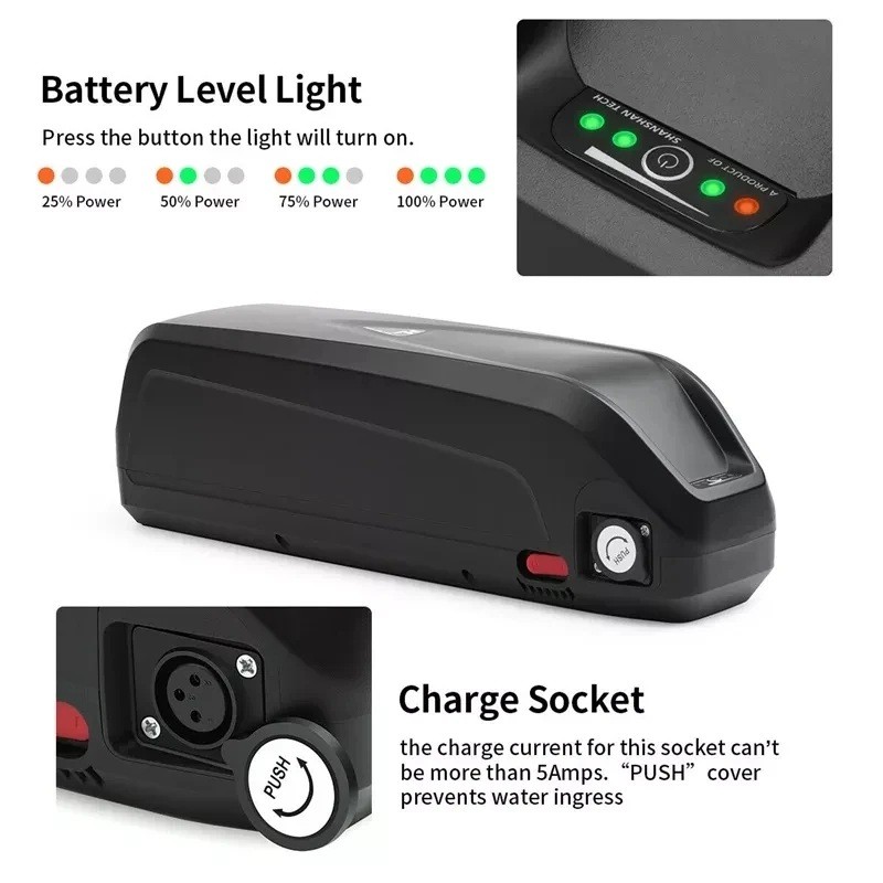 ISO9001 Rainproof Ebike Lithium Battery , Multipurpose Electric Vehicles Battery