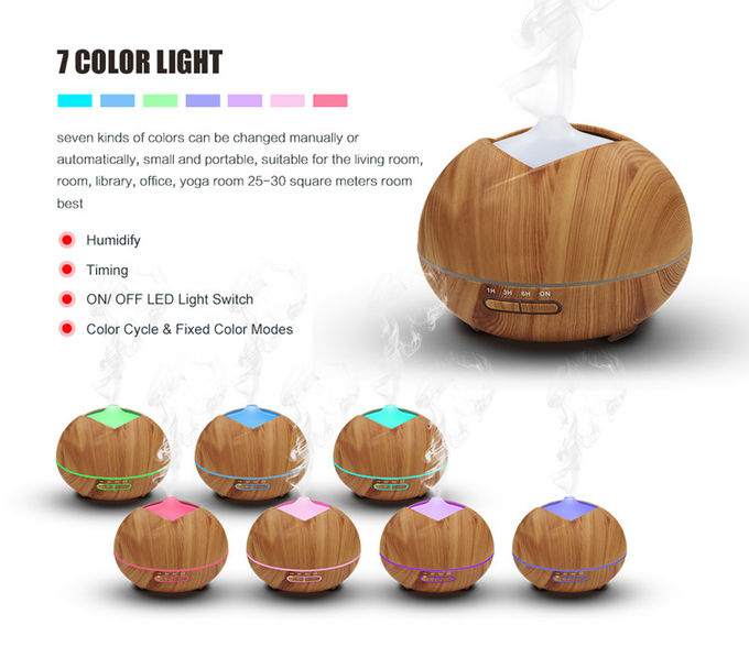 Multifunction Light Wood Grain Eessential Oil Diffuser