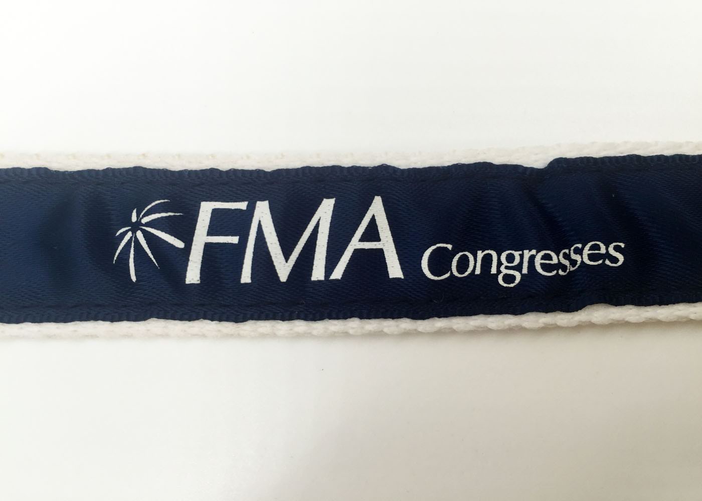 ECO - Friendly Custom Woven Lanyards With Heat Transfer Printing Logo