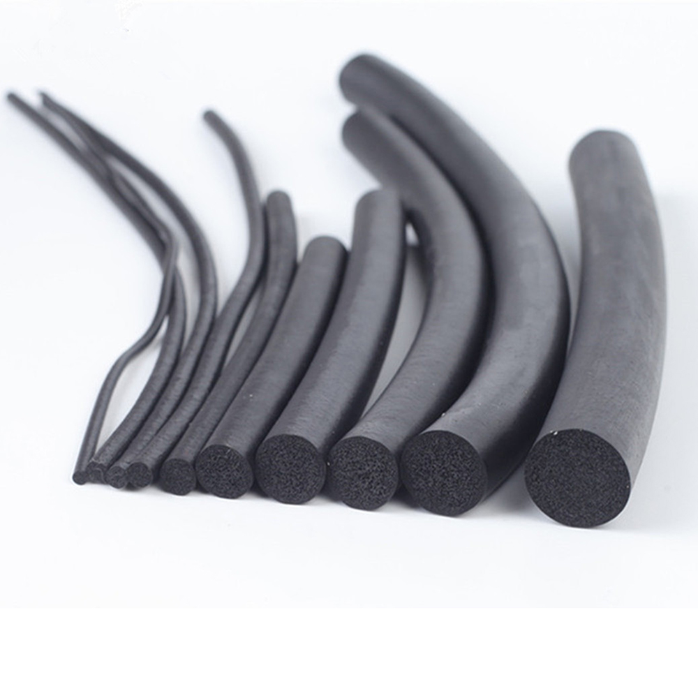 Extruded White Silicone Rubber Sponge Strip for Closed Cell Circular Foam Backer Rod Seal