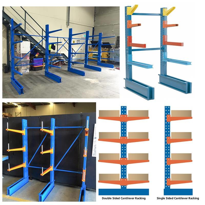 1500KG Cantilever Steel Rack ODM Heavy Duty Cantilever Shelving