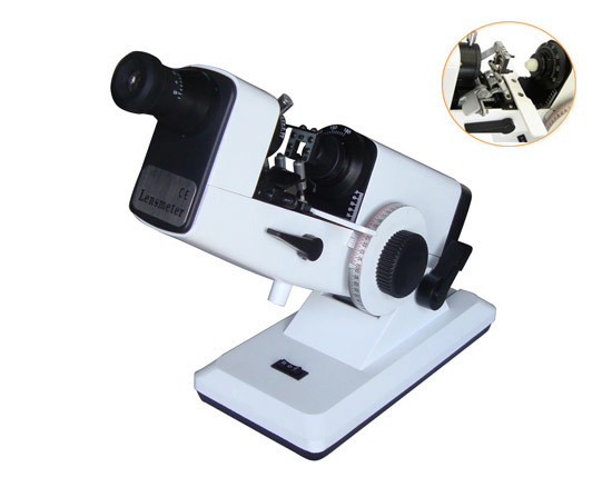 NJC-6 Manual Lensmeter External Type Reading 2 AA Batteries Optical Lensometer Max Lens Diameter 100mm CE Approved