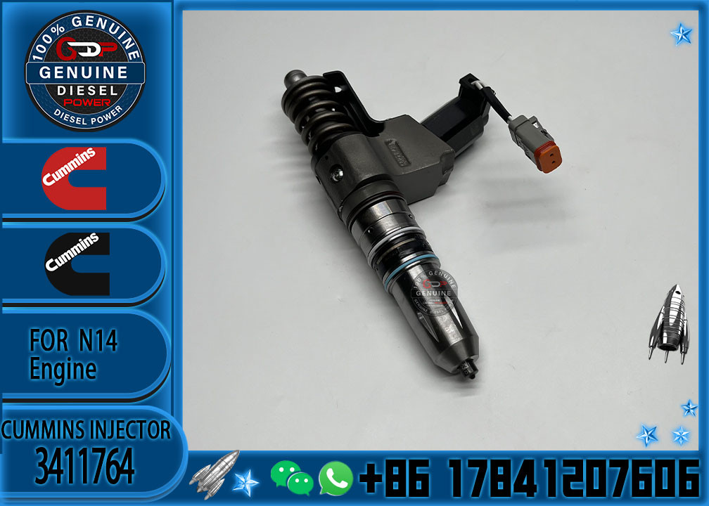 3411764 N14 Machinery Engine Spare Parts Genuine Cummins Injector 3411764