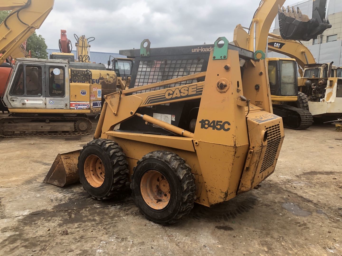 74hp Used Skid Steer Loader Case Engine Make 1845C