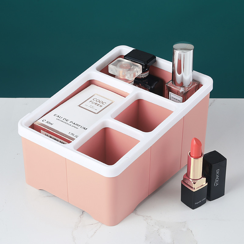 Household Desktop Plastic Stationery Organiser For Notebook