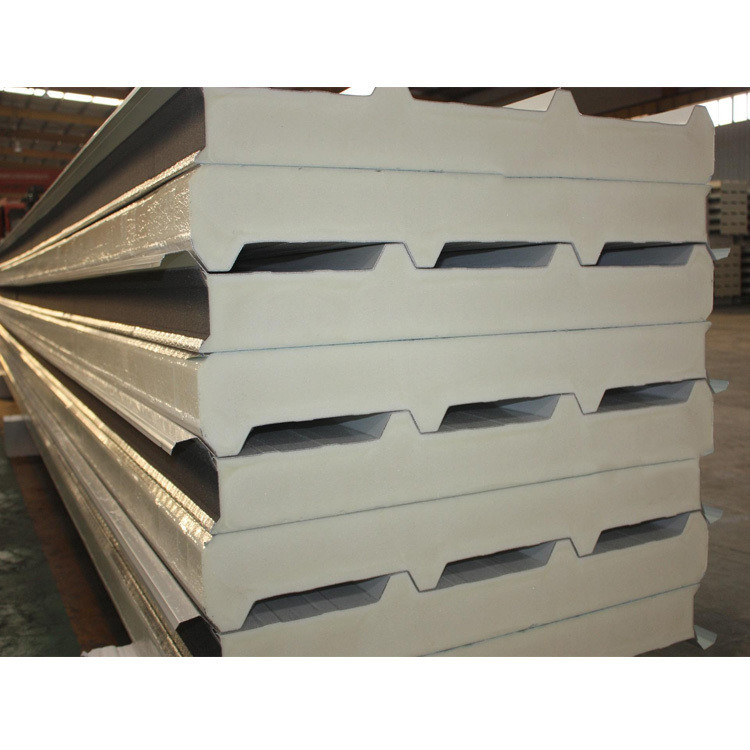 B1 Grade Fireproof Insulated Sandwich Roof Panels PU Polyurethane Core Material