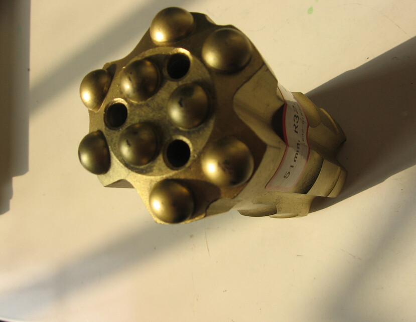 Tungsten Carbide Rock Drill Bit , Ballistic Standard Thread Button Bit