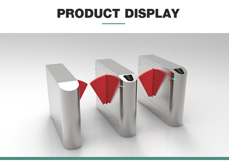 PMMA 0.4S SS304 Access Control Flap Barrier With Visitor System