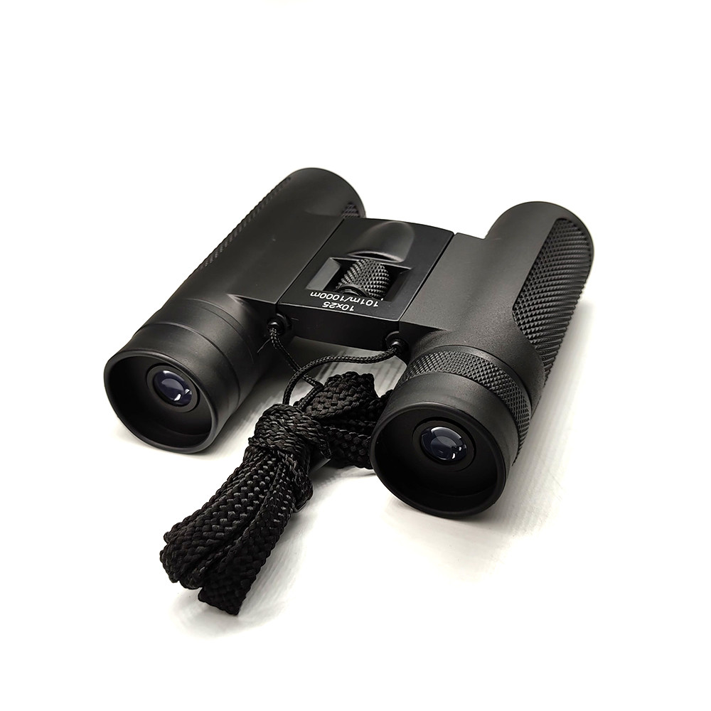 10x25 Binoculars Telescope For Adults Protective Bak4 Rubber Armoring