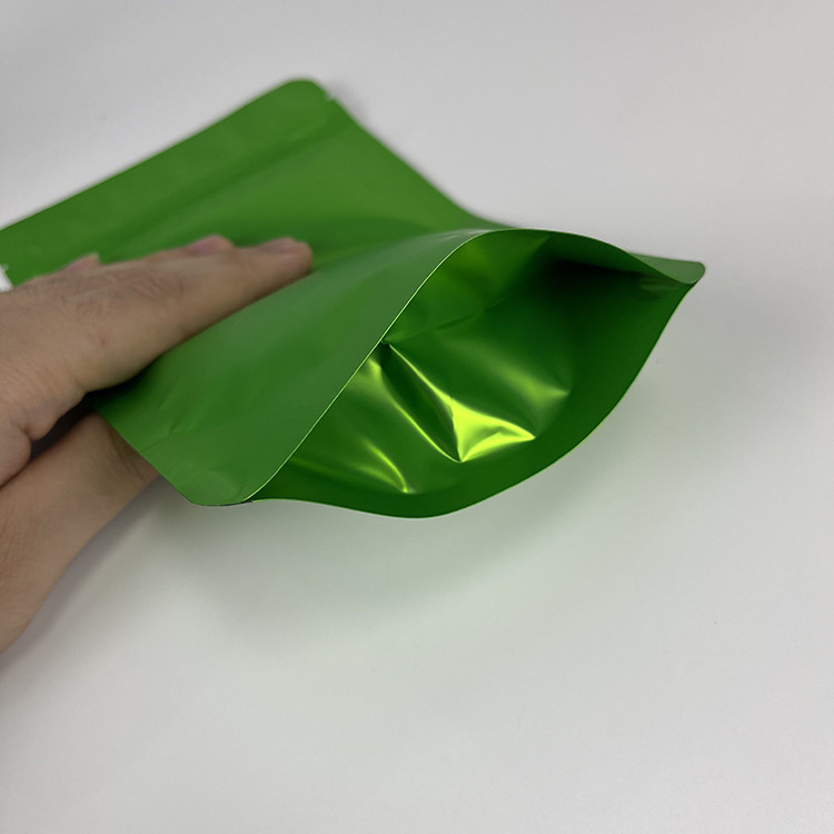 Food Grade Resealable k Bags Plastic Matte Stand Up Aluminum Foil Tea Packaging