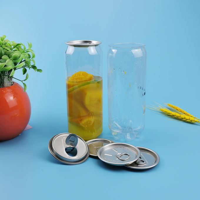 202 Easy Open 53mm Shrink Labeling 0.5l Plastic Juice Jar