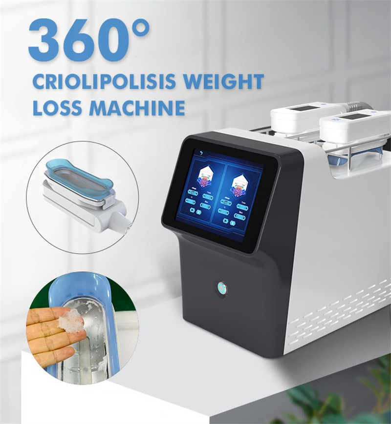 Portable Fat Freezing 360 Cryolipolysis Slimming Machine Dual Handles