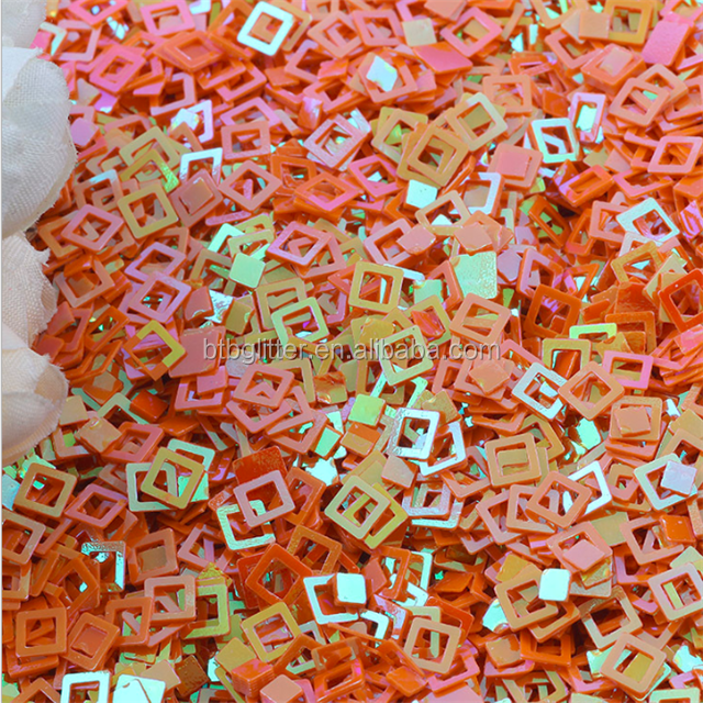 Transform Your Nails with Colourful Nail Beauty Products Plastic Blank Square Pieces Sequined Fluorescent Pieces and More