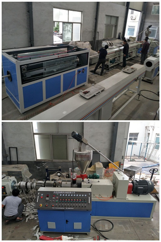 PVC UPVC CPVC Pipe Extrusion Machine Drain Pipe / Sewage Pipe Production Line