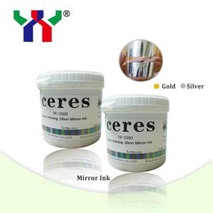 China Solvent Base Mirror 45 Sqm Silver Ink Pvc Screen Printing Ink Transparent PET on sale