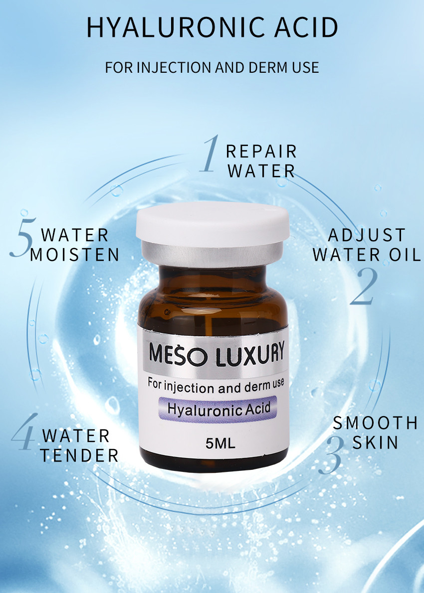 Private Label Moisturizing Hyaluronic Acid Serum Injections Luxury Mesotherapy Injections For younger Face