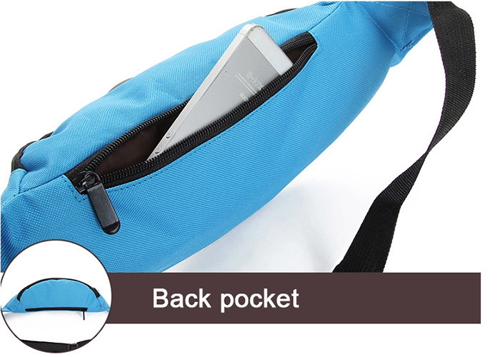 Custom colorful Sport Waist Belt Pouch Running Neoprene Material Waist Bag For Ladies